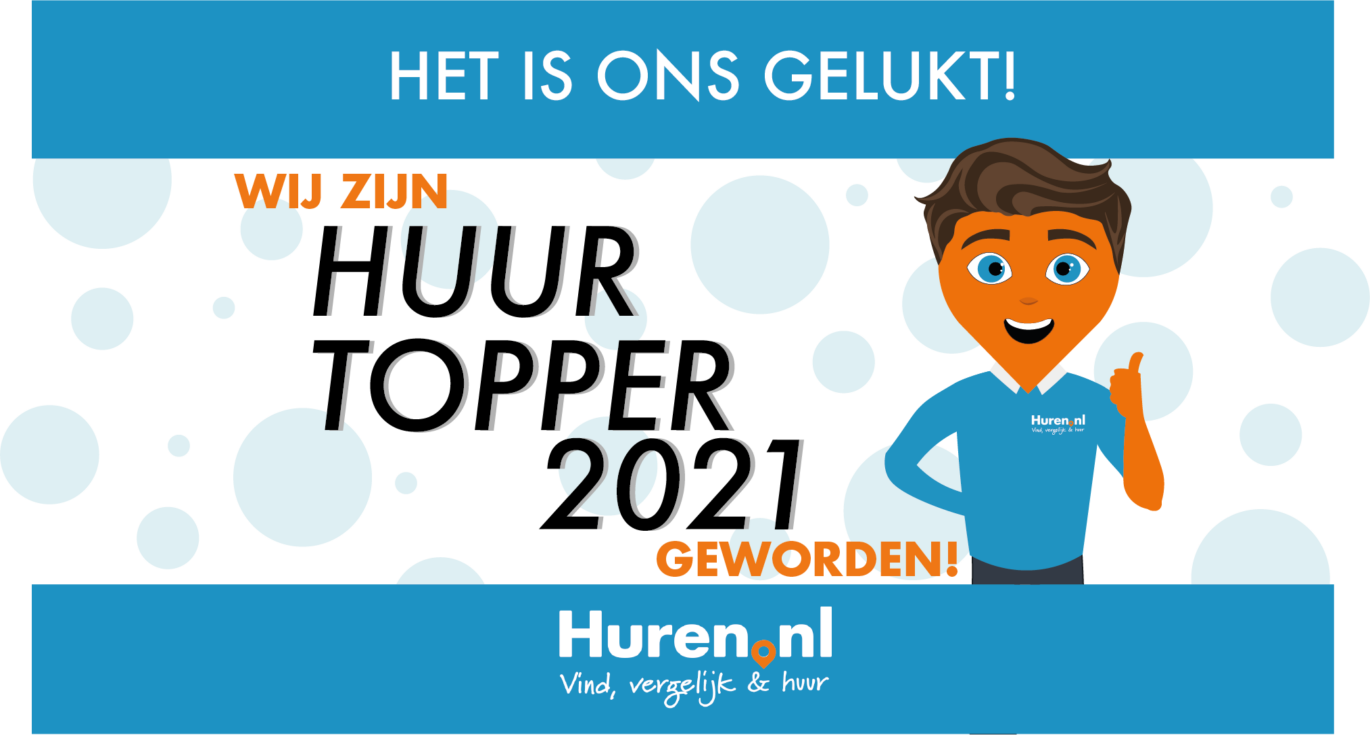 Opblaasfiguurshop.nl is Huurtopper van 2021 van de website en verhuurplatform Huren.nl
